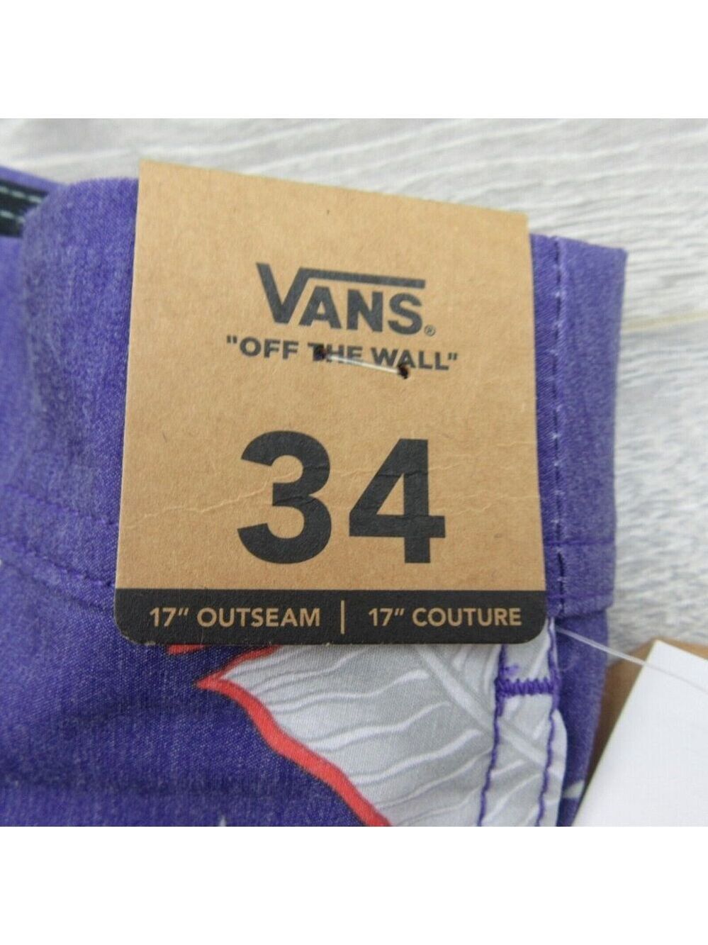 Vans Era Arachnafloria Boardshort Swim Trunks Men's Size 34 NEW - Picture 10 of 14